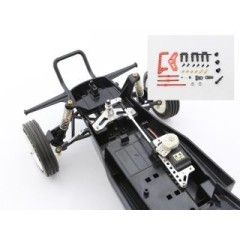 WP-0177　グラスホッパー II 用　センターステアリングシステム（レッド）