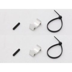 WP-0255　キャパシターベース　2個入　(シルバー)