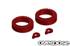 OD3740　アルミベアリングアダプター＆ベアリングストッパーセット (For GALM シリーズ / レッド )
