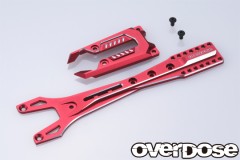 OD3818　アルミアッパーシャーシセット (For GALM シリーズ/ レッド)