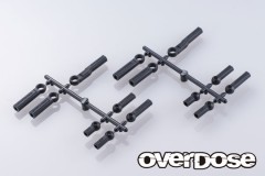 OVERDOSE GALM用アルミロッカーアーム（ブラック）　オーバードーズ 各社スペア・オプションパーツ > Over Dose/オーバードーズ > GALM