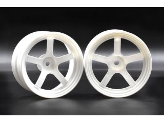 RW-DP5W6　ドリフト コンペティションホイール DP5（白、オフセット6）