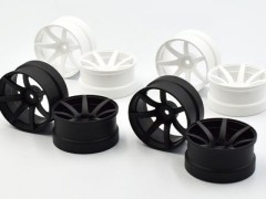 RW-JD7MW8　ドリフト コンペティションホイール JD7（マットホワイト、オフセット8）