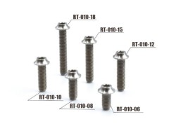 RT-020-06　SPMチタン製 M3x6mm ボタンヘッドスクリュー （4本入）