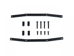 D1-BFS02　RDX 樹脂シャーシ用 ブラックFRP製 サイドデッキセット