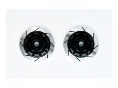 D1-011RDC　RDX用 アルミ製 ブレーキディスク型 リア ホイールハブ (2 個入 )