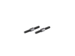 TS064　アルミターンバックル M3x25mm（ブラック/2個）