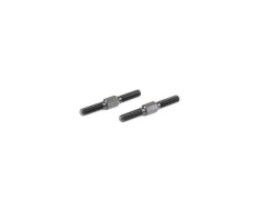 TS065　アルミターンバックル M3x27mm（ブラック/2個）