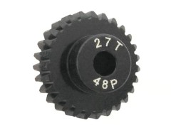 IP-4827B　7075 ハードコートピニオンギア ブラック 48ピッチ 27T 1個入り