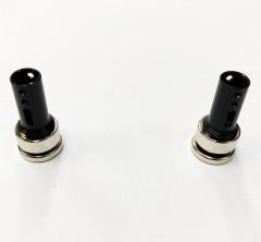 TP-81BK　フロント用 ボディマウントキャップ  マグネットタイフﾟ タミヤ用(6mm) ブラック