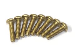 TSB-12BR　ハイパフォーマンス真鍮M3ボタンビス 12mm