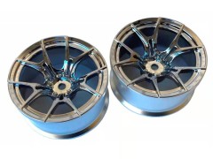 TDW-0614CS　FX SPORTホイール offset 6 クロームシルバー　2個入