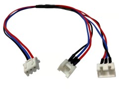 TP-423　JST-XH・TAMIYA Li-Fe用 二又延長コード 30cm