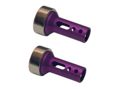 TP-80PU　フロント用 ボディマウントキャップ マグネットタイプ ヨコモ用(5mm) パープル