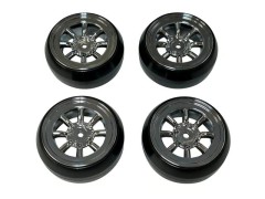 HD-112SMC　ホイールはめ込み済み引っ張りドリフトタイヤ（RS ワタナベ エイトスポークホイール オフセット2 SMC）