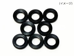 TP-5105　黒色デルリンスペーサー M2.6用 厚さ0.5mm