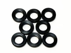 TP-5108　黒色デルリンスペーサー M2.6用 厚さ0.8mm