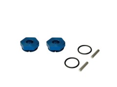 TP-642BL　アルミ六角ハブ NEO 厚み 5mm　ブルー　2個入