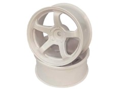 EW-0106WH　M5 スポークホイール offset6 ホワイト　2個入