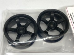 EW-0108BK　M5 スポークホイール offset8 ブラック　2個入
