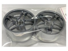 EW-0208MC　BLITZ BRW03 WHEEL 【deep face】オフセット8 マットクローム　2個入