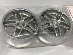 EW-0206MS　BLITZ BRW03 WHEEL オフセット6 マットシルバー　2個入