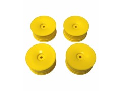 ET-026　ミディアムナローサイズ ディッシュホイール　イエロー(4個入)