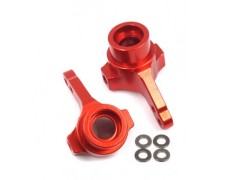 XS-TA29042RD　アルミステアリングナックル（TA01/02/DF01/ブーメラン/ホットショット用)(赤)(2個入)