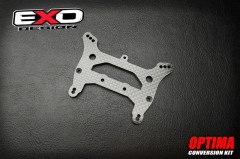 OPT005　オプティマシリーズ Rショックタワー t3.5mm（ビッグボア/ノーマルショック対応）