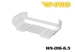 【4月発売予定】 WN-016-6.5　6.5インチストレートポリカウイング（1.0ｍｍ）