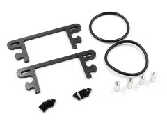 XS-RC30046　RC10 カーボンショーティバッテリーホルダー