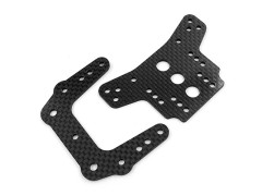 トップフォース マンタレイ カーボン シャーシプレートセット トップ