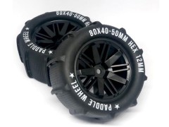 BOOST78　TS-01　サンドタイヤ＆ホイール 接着済(2個入)