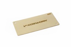 KOS04221　バッテリーウェイト（ショートサイズ） 22g 94X46X0.6MM
