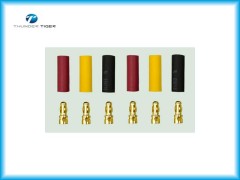 AQ1209　ゴールドコネクター 3.6mm　オス6個