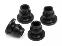 85109　ボール 3x5.8x7mm (プラスチック/ブラック/4pcs)　　(B)