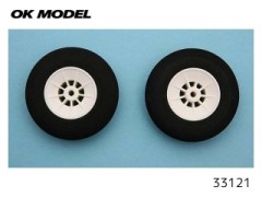 33121　スポンジタイヤ 60mm　2ヶ入