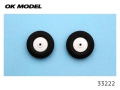 33222　スポンジタイヤ 30mm　2ヶ入