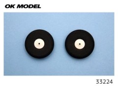 33224　スポンジタイヤ 40mm　2ヶ入