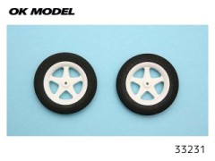 OK模型　33231　Eタイヤ 44mm　2ヶ入
