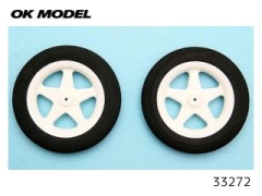 OK模型　33272　Eタイヤ 74mm　2ヶ入