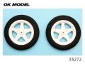OK模型　33272　Eタイヤ 74mm　2ヶ入