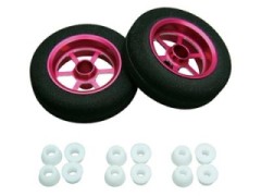 OK模型　33310　アルミホイルスポンジタイヤNF 60mm (2個入)　　　(在庫限り)