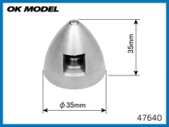 3枚プロペラ用　アルミスピンナー 45mm 3枚刃のアルミ合金プロペラスピナー,32-114mm(1.25-4.5インチ) rc