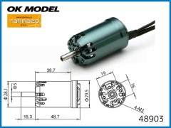 Tahmazo(タマゾー)　48903　CR-282514d アウターローターブラシレスモーター (お取り寄せ)