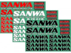 107A90531B　SANWAデカール(BLK)