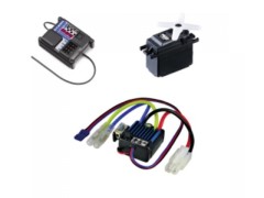 サンワ　受信機　サーボセット 受信機+サーボセット - スーパーラジコン