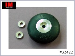 #33422　ソリッド尾輪　22mm　(2.5φ軸穴)