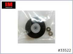 #33522　ソリッド尾輪 22mm (2.0φ)　デルリンハブ