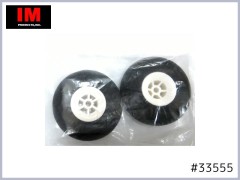 I#33555　スポンジタイヤ φ55mm テーパーホイール付